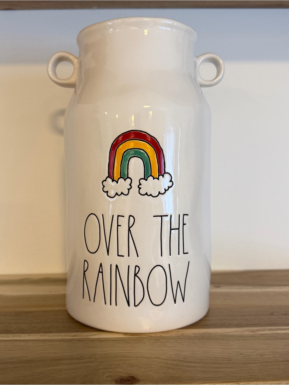 Rae Dunn Large Vase Over the Rainbow